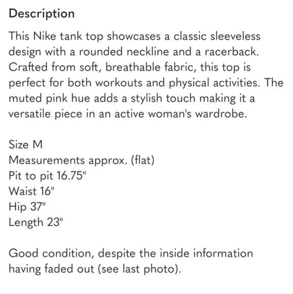 Bundle Of 3 Pink Athletic Tank Tops In Size medium - Nike + Adidas + Lolë - Picture 8 of 10